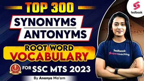 Top Synonyms Antonyms One Word Substitution Ssc Mts English