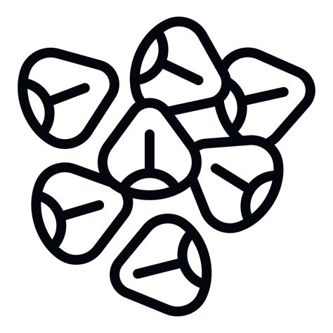 Agriculture buckwheat icon outline vector. Organic botany 16162021