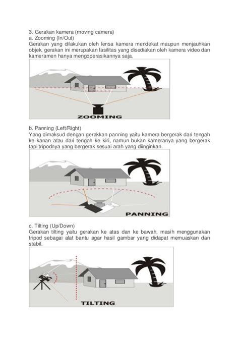 Teknik Pengambilan Gambar Pergerakan Kamera – bonus