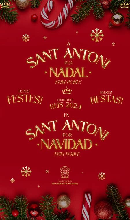 Fiestas Navidad San Antonio Programa Festes Nadal Sant Antoni