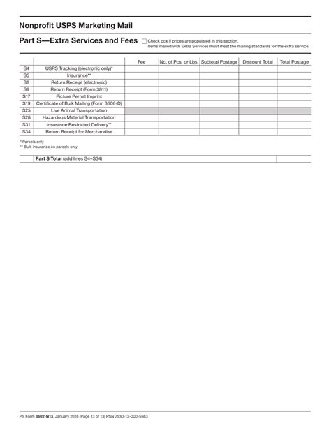 Ps Form 3602 N1 Fill Out Sign Online And Download Printable Pdf