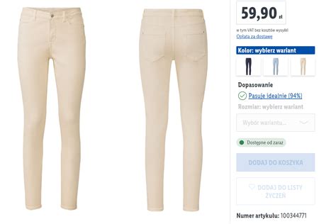 Lidl sprzedaje spodnie na wiosnę za 60 złotych Wyglądają pięknie