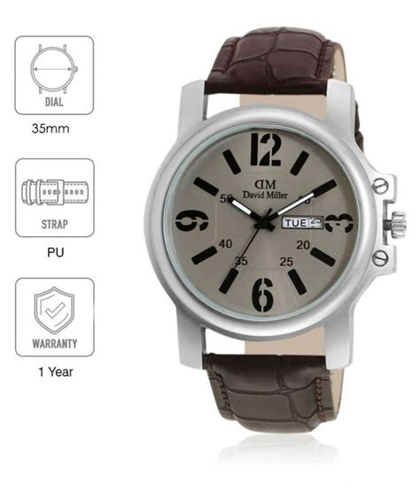 Buy David Miller Dmrcm Pu Analog Men S Watch Online At Best Price In