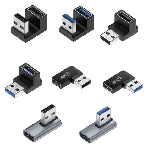 90 Grad USB 3 0 Stecker Auf Buchse Rechtwinkliger Verl Ngerungsadapter