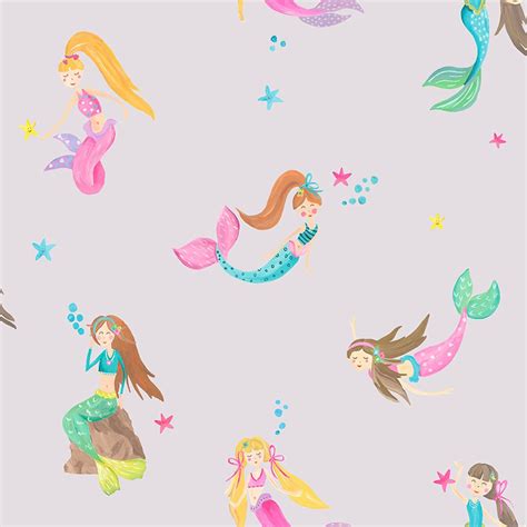 Mermaid Wallpaper For Kids’ Bedrooms – adictoshp