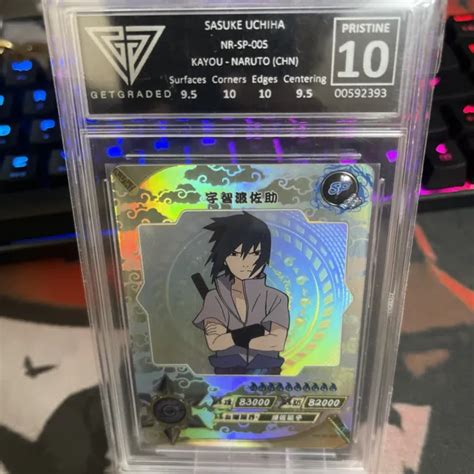 KARTE NARUTO KAYOU Sasuke Uchiha Nr Sp 005 Naruto Cards Tcg Gcc GG 10