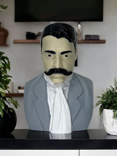 Emiliano Zapata Bust Sculpture Statue Mexican Revolutionary - Etsy