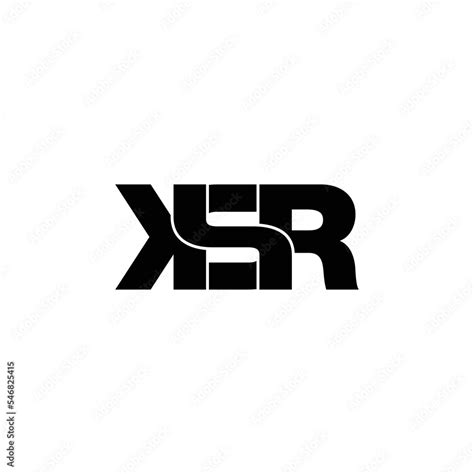 Ksr Letter Monogram Logo Design Vector Stock Vector Adobe Stock