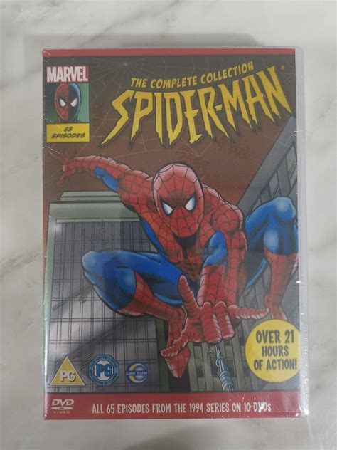 Spider-man 1994 the Complete DVD Collection Series 1-5 Animated Season ...