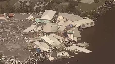 Heartbreaking aerial video shows miles of destruction in Southwest Florida