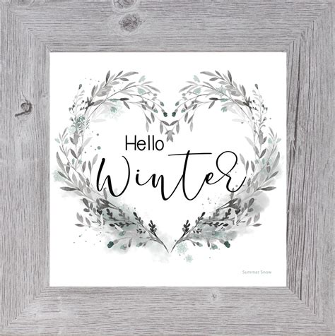 Hello Winter by Summer Snow SS897 – Summer Snow Art