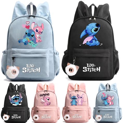 Disney Mochila De Lilo Stitch Para Ni A Ni O Estudiante Adolescente Ni