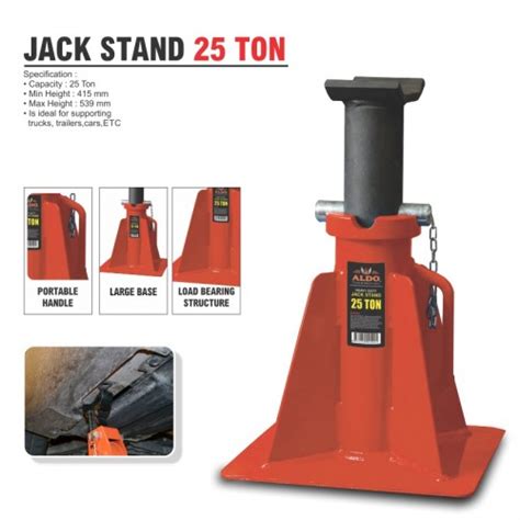 al jack stand  ton  safety lock products aldo tools hardware