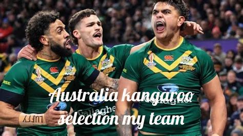 Australian Kangaroo Selection My Team For Tri Series Early Prediction