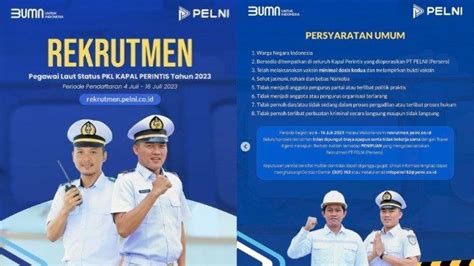 Lowongan Kerja Pt Pelni 2023 Dibuka Sampai 16 Juli 2023 Berikut Cara Daftar Dan Persyaratannya