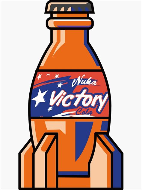 Fallout Nuka Cola Victory Sticker For Sale By Scaro Ff Redbubble