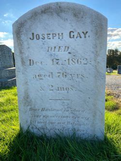 Joseph Gay 1786 1862 Find A Grave Memorial