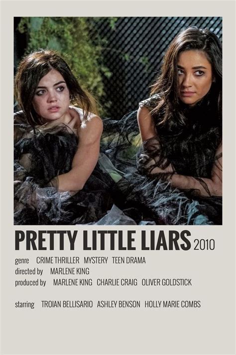 Pretty Little Liars Iconic Movie Posters Movie Posters Minimalist Film Posters Vintage