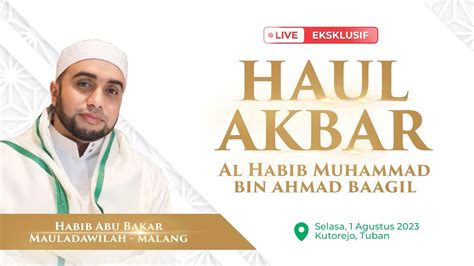 🔴live Haul Akbar Al Habib Muhammad Bin Ahmad Baagil Bersama Habib