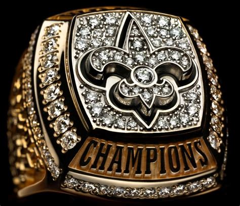 NFL New Orleans Saints Super Bowl XLIV World Championship Replica Ring Size 10 | Property Room