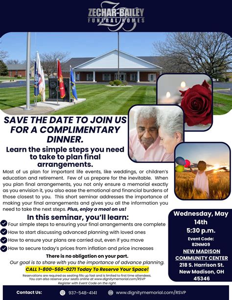 Plan now, save later.... - Zechar Bailey Funeral Homes | Facebook