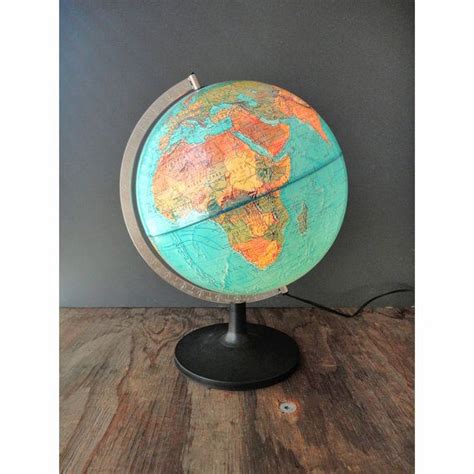 Colorful Light up World Globe With Stand School House Decor | Etsy ...