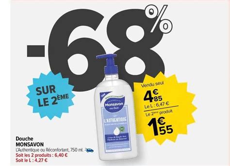 Promo Douche Monsavon Chez Carrefour Market Icatalogue Fr