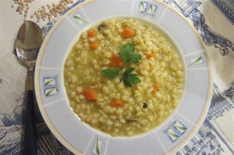 Zuppa Di Orzo Perlato