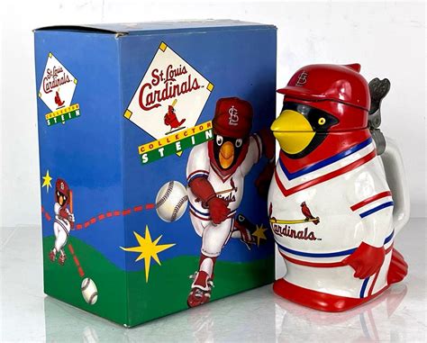 1989 Budweiser St Louis Cardinals Baseball 7 Inch Cs125 Stein Saint