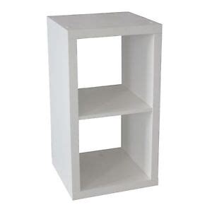 Clever Cube Storage COMPACT UNIT 2 Shelves Matte Finish WHITE ...