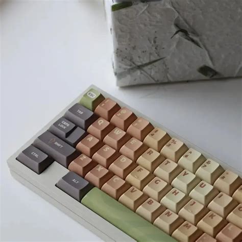 Gmk Dark Brown Kca Custom Keycap Set Gmk Keycaps