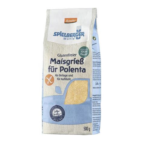 Spielberger Polenta Maisgrieß demeter glutenfrei 500 g Shop Apotheke