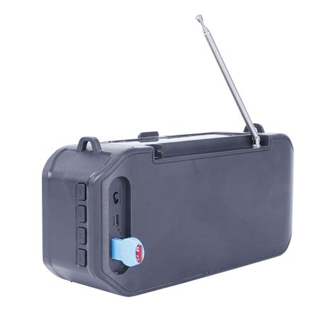 Solar Bluetooth Wireless Speaker Radio, Powerful Flashlight Portable