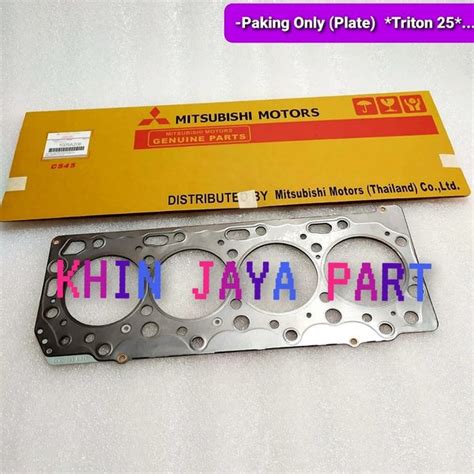 Jual Paking Cylinder Head Packing Deksel Triton 2 5 Type Plat Di Lapak