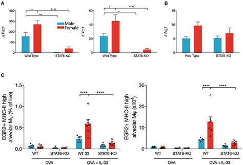 Frontiers Sex Differences In Il 33 Induced Stat6 Dependent Type 2 Airway Inflammation