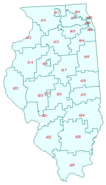 3 Digit Zip Code Map