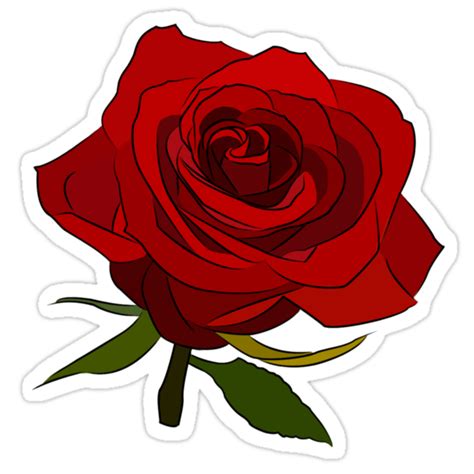 Rose Stickers By Emilyrosevance Redbubble