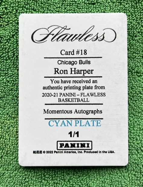 Panini Flawless Momentous Autographs Printing Plat Flickr