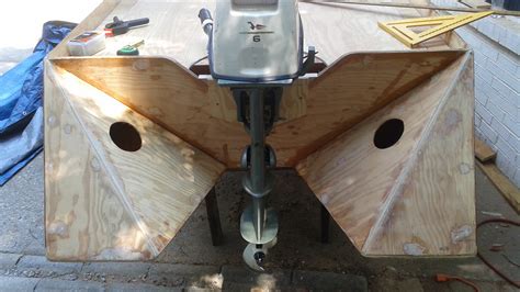 Building the transom | Boat Design Net