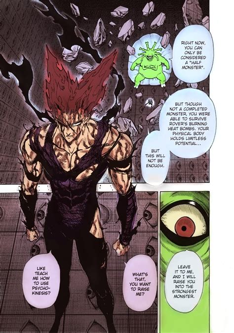 Manga Spoilers Colored Garou Page Chapter 92 Page 3 Ronepunchman