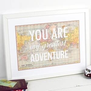 You Are My Greatest Adventure World Map Poster Map Art Etsy