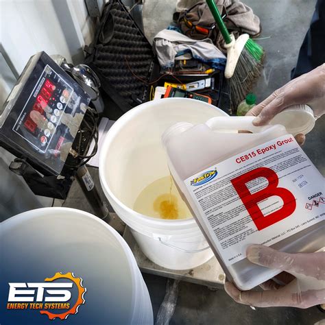 Low Clearance Grouting - FasTrac CE815 Epoxy Grout