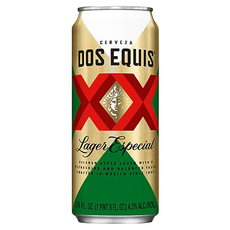 Dos Equis Lager Especial Beer 24 Fl Oz Can Beer Edwards Food Giant