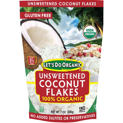 Edward Sons Let S Do Organic Organic Unsweetened Coconut