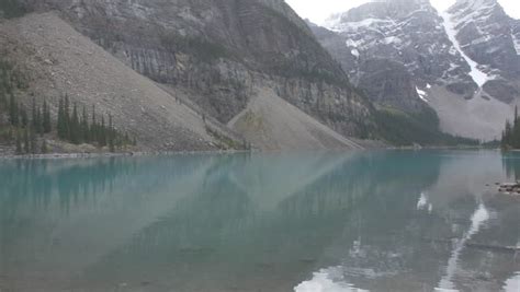 Lake And Rock Landscape Scenic At Banff National Park Alberta Canada