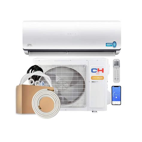 Cooper And Hunter 18 000 Btu 1 5 Ton Sophia Hyper Ductless Mini Split Air