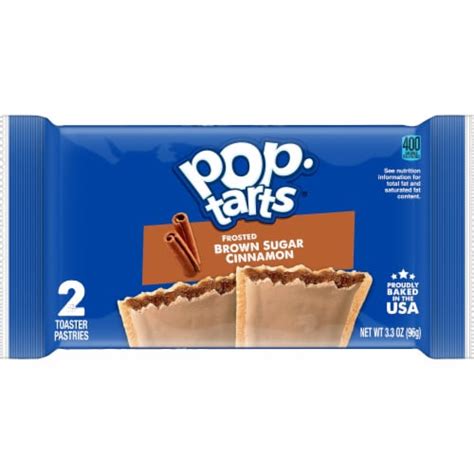 Kelloggs Pop Tarts Frosted Brown Sugar Toaster Pastries 2 Ct Fred Meyer