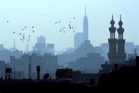 Cairo skyline at dusk 1233454 Stock Photo at Vecteezy