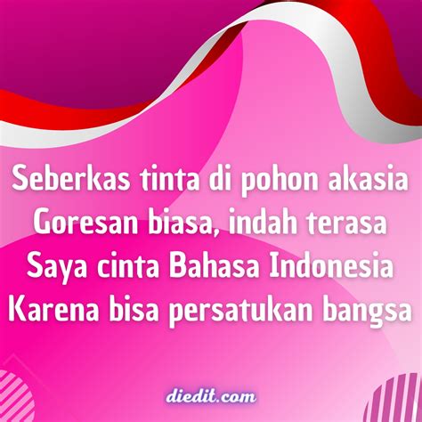 75 Pantun Bahasa Indonesia Tema Pendidikan Agama Cinta Dll