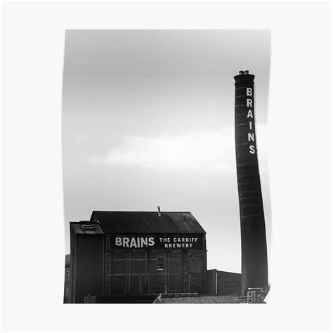 "Brains Brewery, Cardiff, Wales" Poster by Jimardee | Redbubble